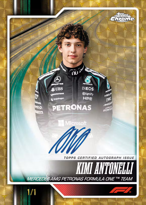 2026 F1 CHROME HOBBY 6 BOXER #1