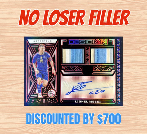 6 CASE NO LOSER FILLER WITH MESSI