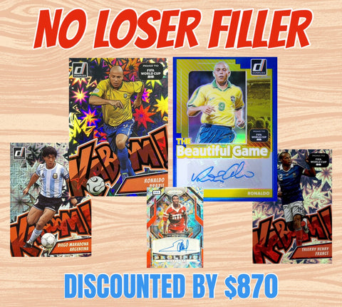 5 CASE FILLER - 2 DONRUSS + 3 FIFA PRIZM